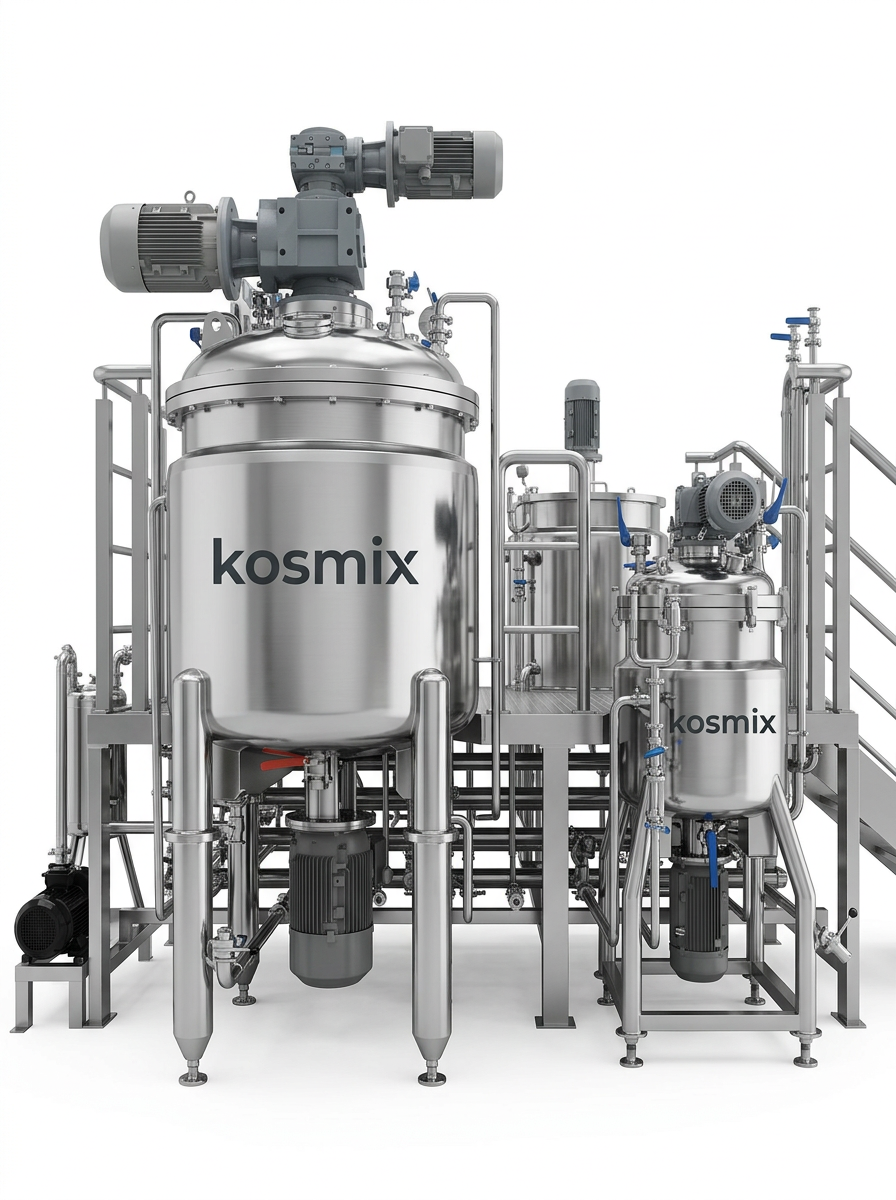 vacuum emulsifying mixer